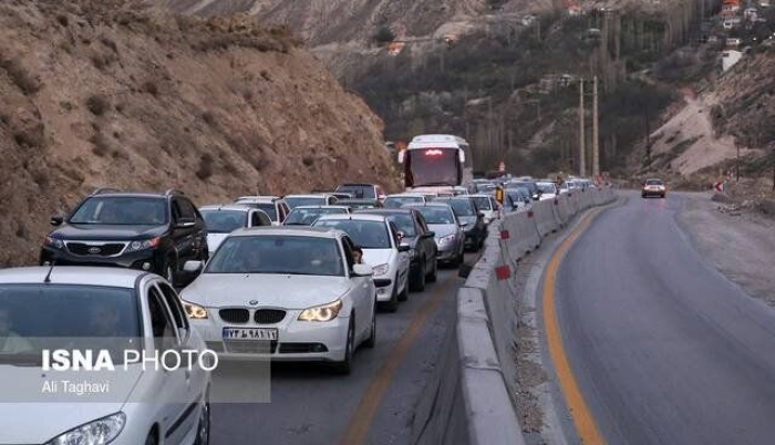 ترافیک 29 کیلومتری در آزادراه قزوین - رشت
