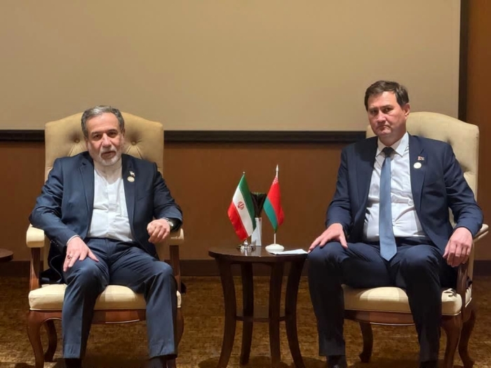 عکسی از دیدار عراقچی با وزیر بلاروس