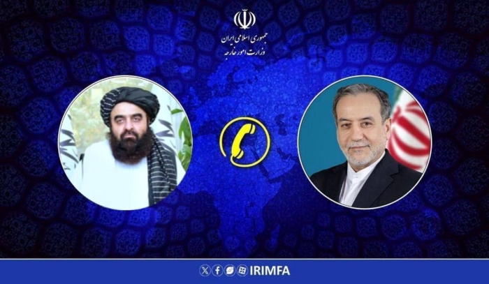 گفتگوی تلفنی عراقچی با وزیر خارجه افغانستان