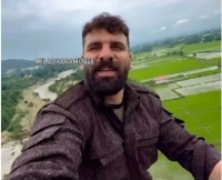 تجربه ترسناک و متفاوت میلاد کرمی بر فراز دکل مخابراتی/ویدیو