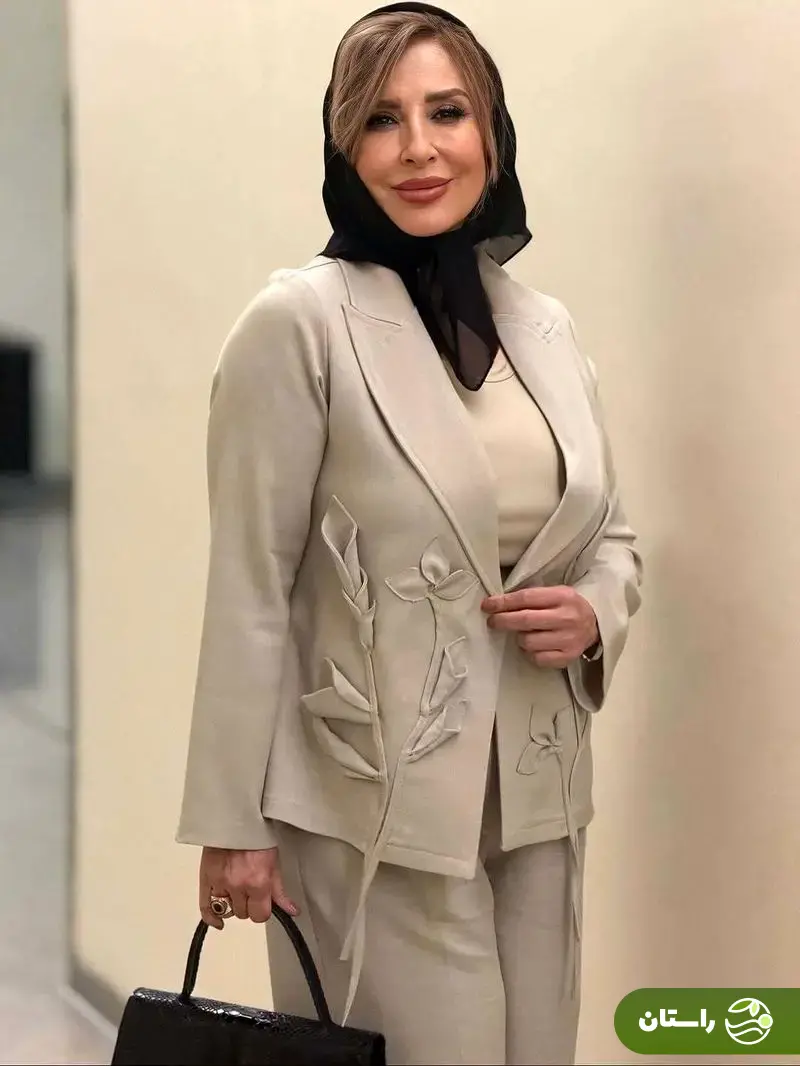 (تصاویر)  استایل مرجانه گلچین در کنسرت احسان نی‌زن