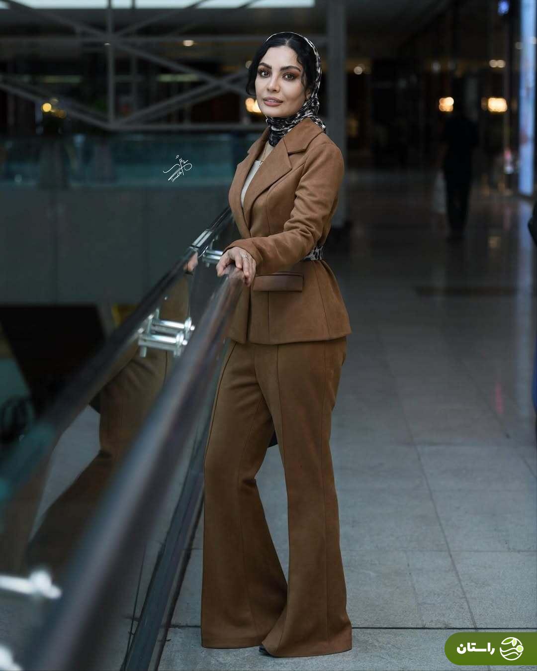 (تصاویر) استایل لوکس «صحرا اسداللهی» با ست جیر