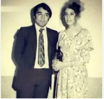 گوهر خیراندیش و همسرش در اوایل ازدواج+عکس