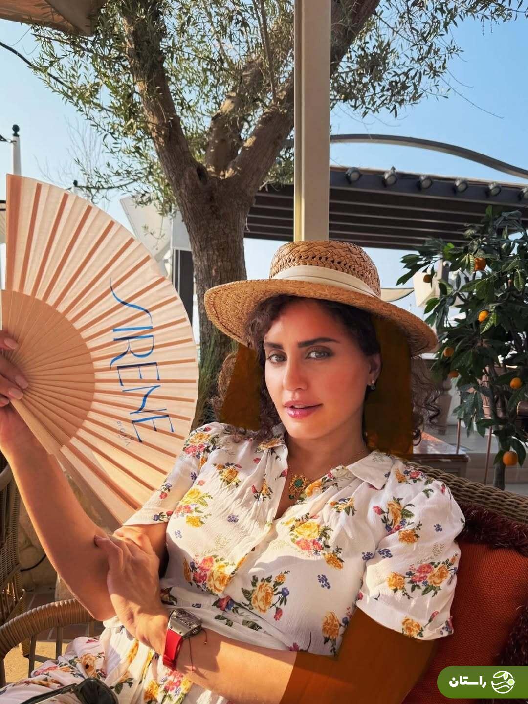 عکس جدید الناز شاکردوست با تیپ متفاوت و کلاه حصیری