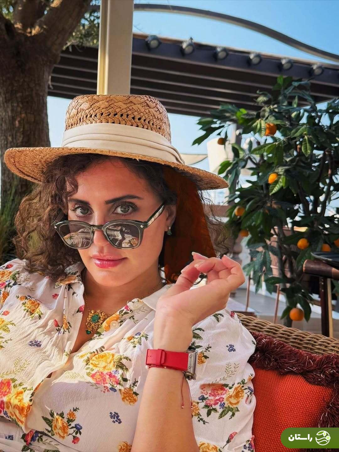 عکس جدید الناز شاکردوست با تیپ متفاوت و کلاه حصیری