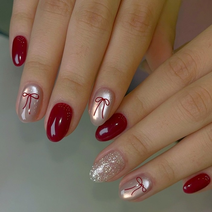 مدل ناخن جدید و ایده های طرح ناخن کریسمس