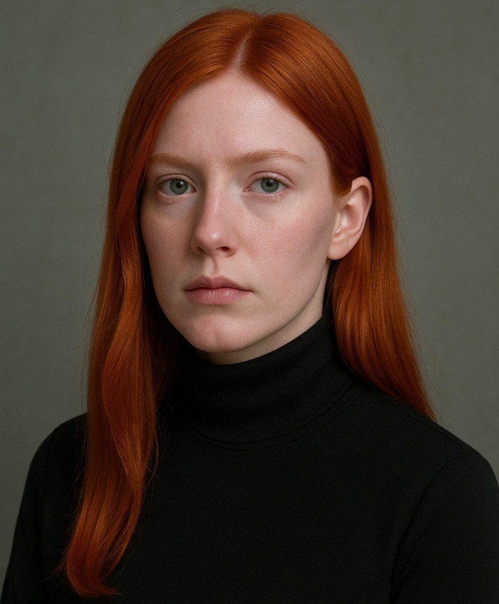 موی مسی با پوست صورتی بسیار سرد