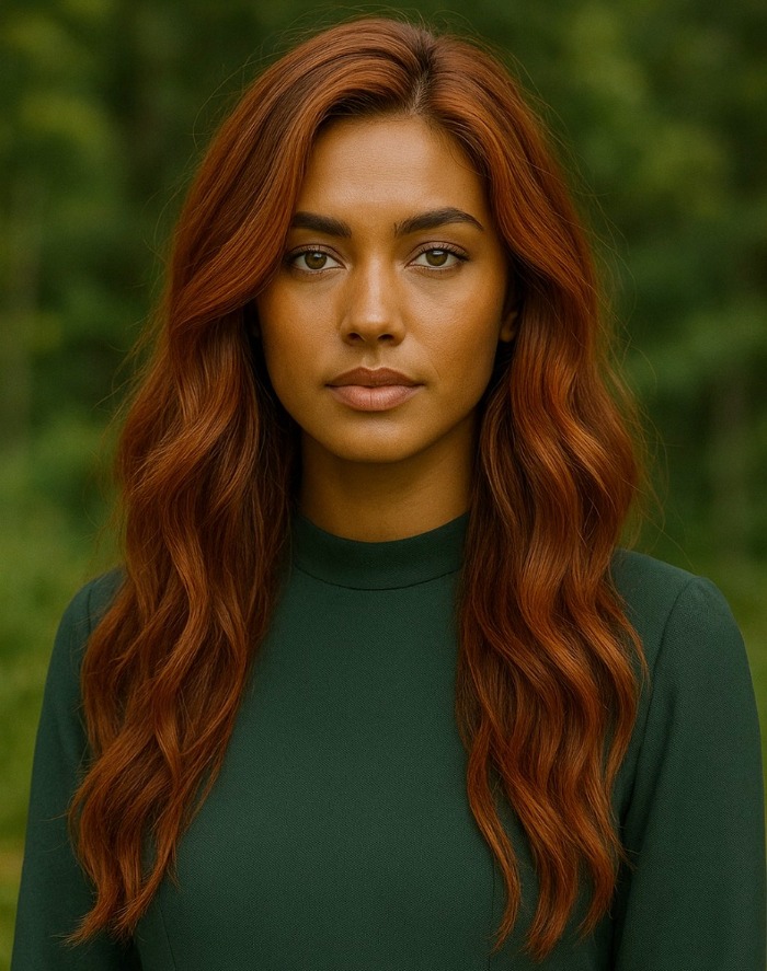 موی مسی با پوست زیتونی