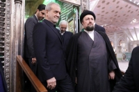 تجدید میثاق رییس جمهور و اعضای دولت با آرمان های امام راحل