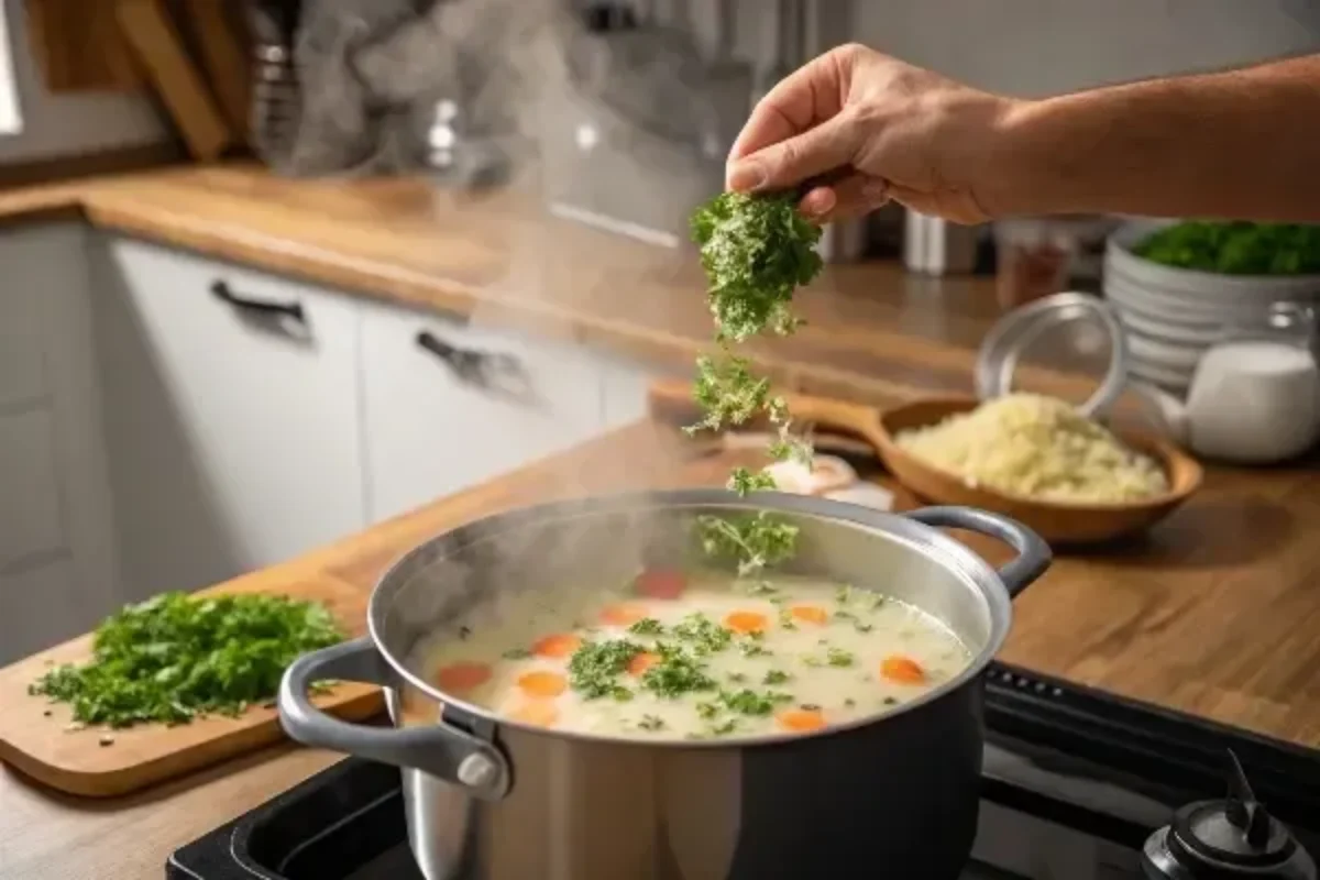 طرز تهیه سوپ ماست و گشنیز خوشمزه و خاص