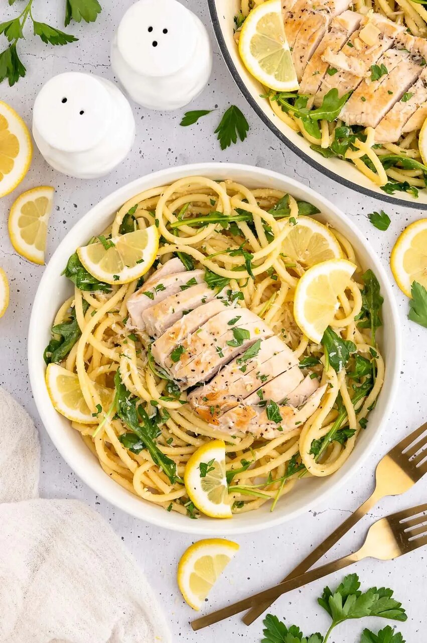 اسپاگتی مرغ رستورانی با طعمی عالی و بی نظیر