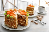 طرز تهیه کیک هویج خانگی بدون فر