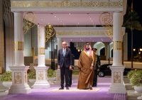 دیدار ولیعهد عربستان و صدراعظم آلمان در ریاض