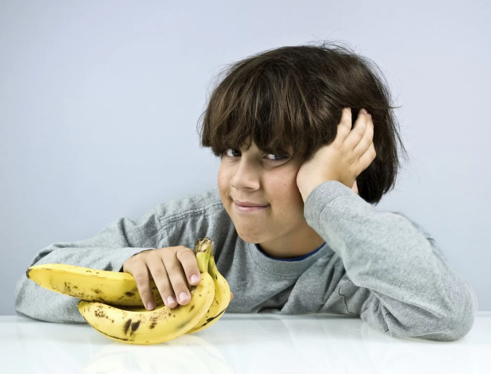 تأثیر موز بر وزن کودکان