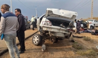 مرگ سه نفر در تصادف/ پراید از وسط دونیم شد