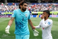 عکس عجیب بیرانوند و قایدی بعد از بازی با بلژیک / ماجرای تعویض لباس قایدی با بازیکن بلژیک