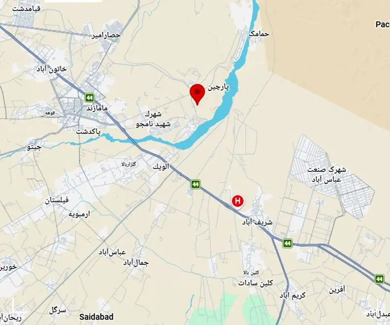 موقعیت زلزله