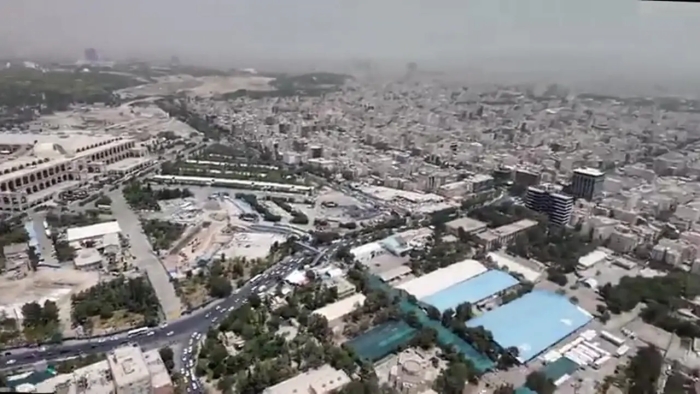 تصاویر هوایی از مصلی امام خمینی در آستانهٔ وداع با رهبر شهید