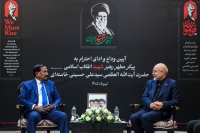 تصاویر: دیدار رییس مجلس بنگلادش با قالیباف