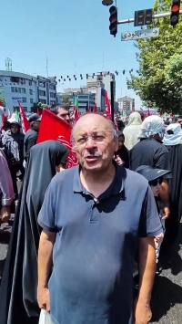 نظر بیژن عبدالکریمی درباره حضور مردم در مراسم تشییع رهبر انقلاب