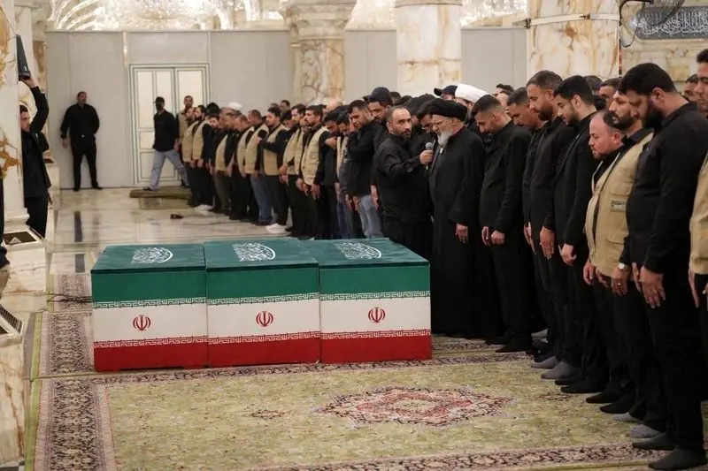 تشییع رهبر در کربلا