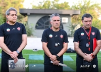 اولین قاب از مربی جدید پرسپولیس در تمرین