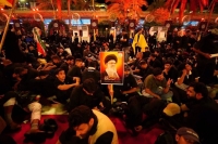 اقامه نماز بر پیکر امام شهید امت در حرم سیدالشهدا (ع)