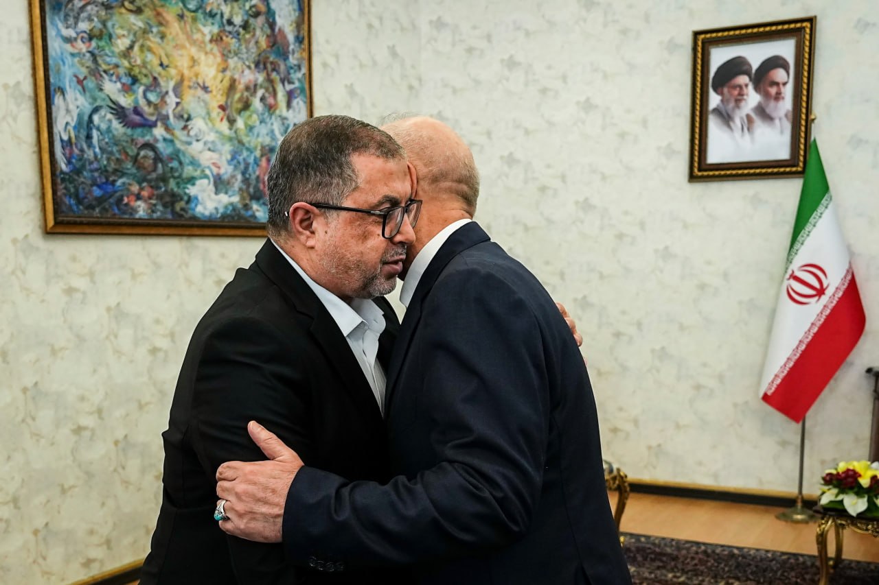 تصاویر: دیدار و گفت‌وگو باسم نعیم با قالیباف
