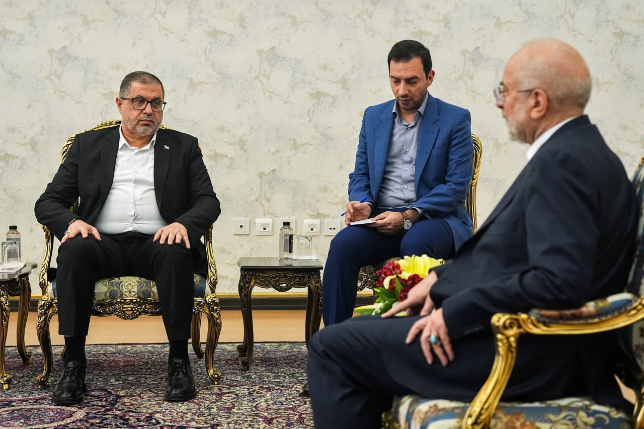 تصاویر: دیدار و گفت‌وگو باسم نعیم با قالیباف