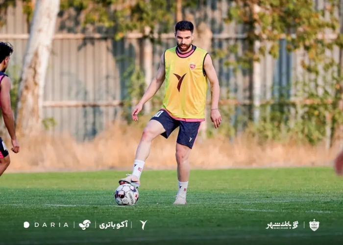 سرمربی پا به توپ شد؛/ آموزشی خصوصی تارتار برای هافبک پرسپولیس!